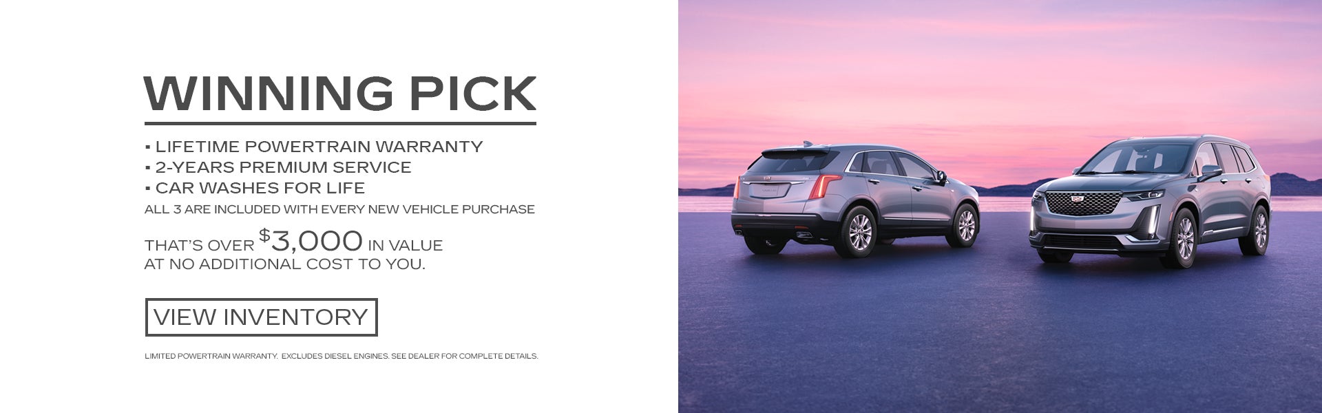 View New Cadillac Inventory